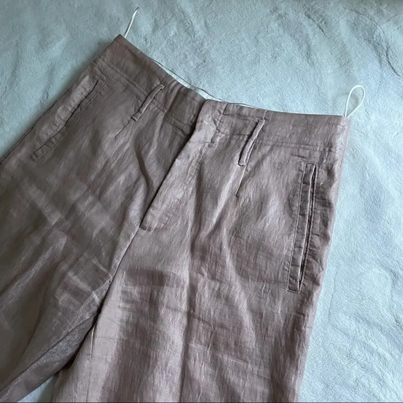 Forte Forte "Iridescent" pants in satiny linen. - Picture 5 of 14